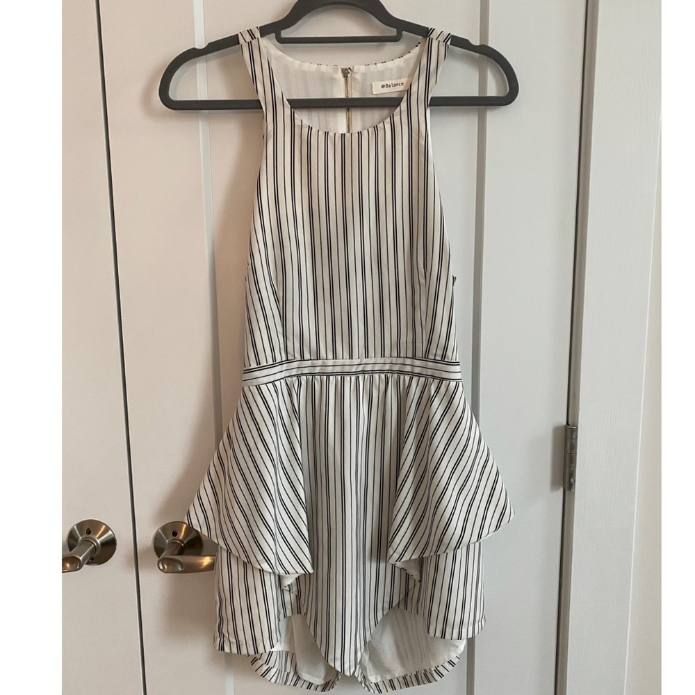 RARE @Balance Striped Romper